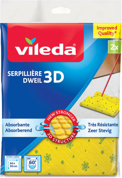 Vileda 3D dweil 60x50cm