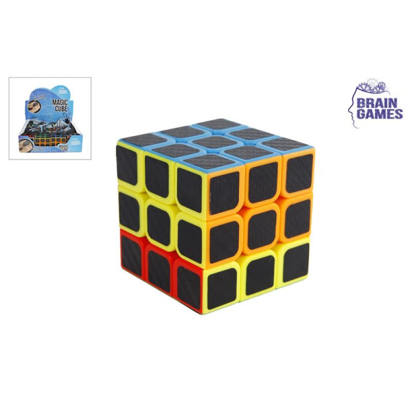 Brain Games Magic Cube zwart 3x3 6cm