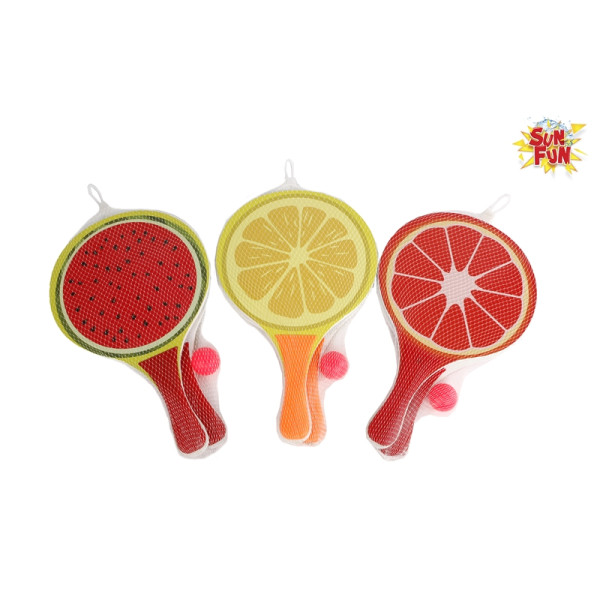 Sun Fun Beachballset fruit 38x24cm