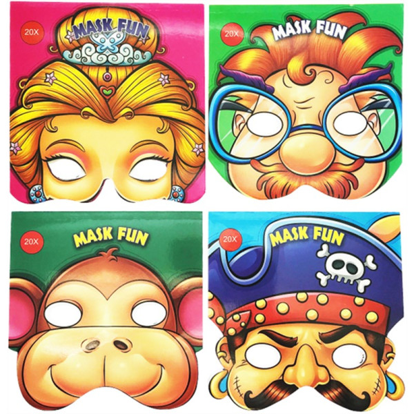 Toi Toys Kleur je eigen fun masker