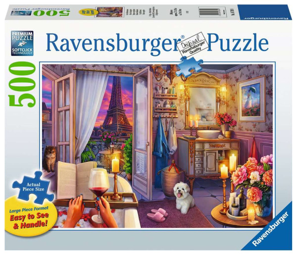 Ravensburger puzzel Knusse badkamer