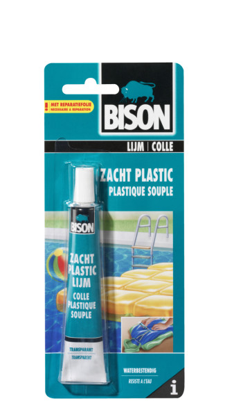 Bison zacht plastic lijm 25 ml