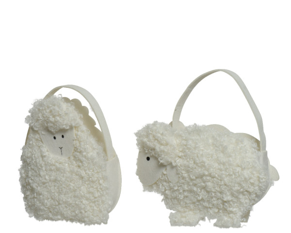 Tasje teddy schaap L7.5-W28-H28cm