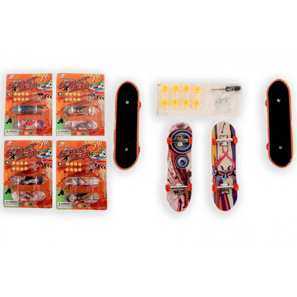 Vingerskateboard met accessoires