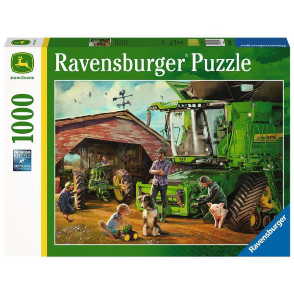 Ravensburger puzzel John Deere Then&Now