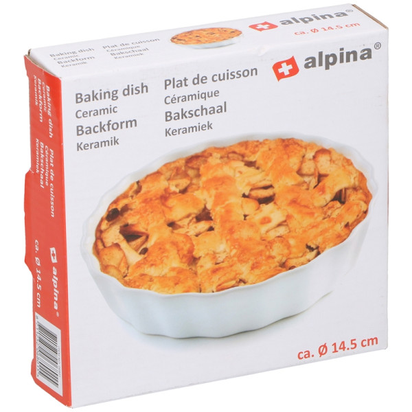 Alpina Ovenschaal keramiek Ø14,5x3cm