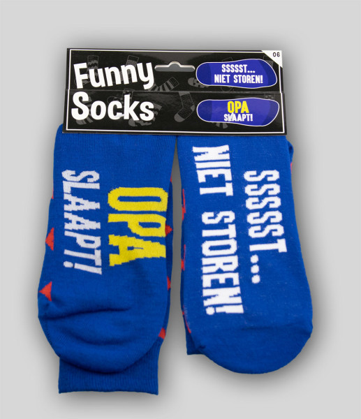 Paperdreams Funny socks - Opa slaapt