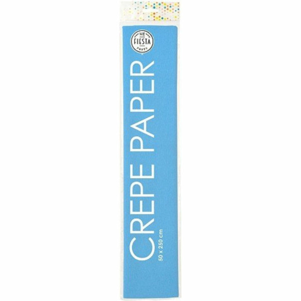 Crepepapier 50x250cm babyblauw pak a 12