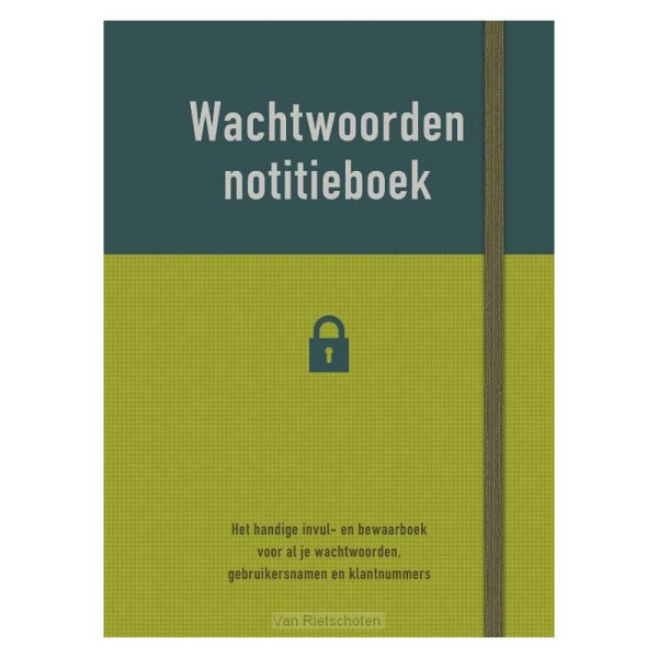 Deltas Notitieboek - Wachtwoorden