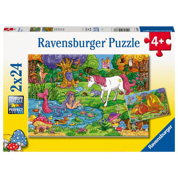 Ravensburger puzzel Magisch bos 2x24pcs