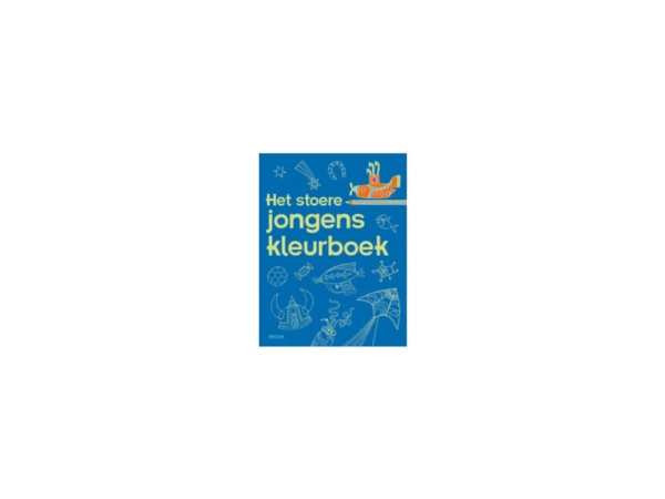 Het stoere jongens kleurboek