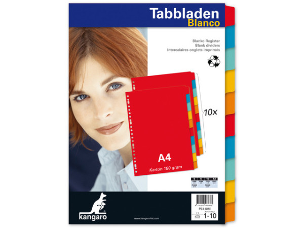 Tabbladen A4 23 rings karton