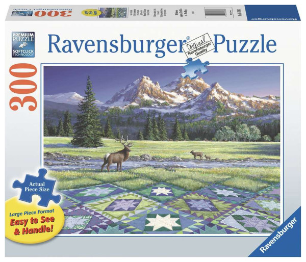 Ravensburger puzzel Quilt met hert 300st