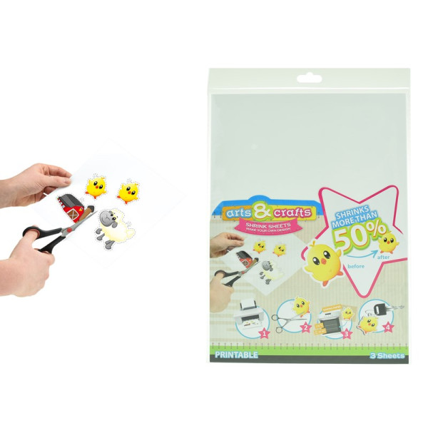 Toi Toys Krimp papier 3 vellen printbaar