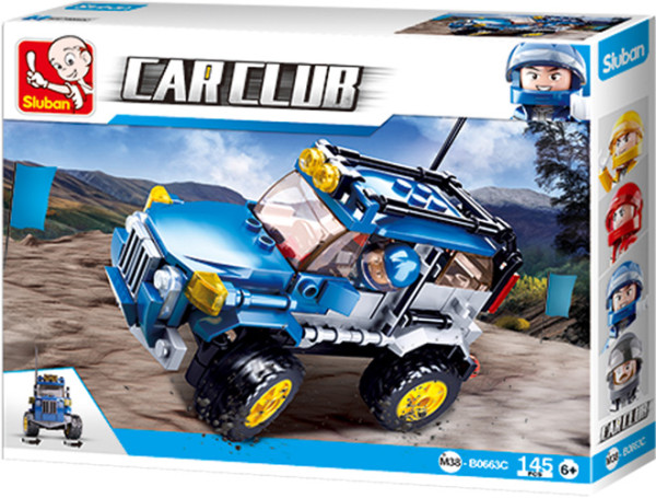 Sluban Offroad jeep - Blauw