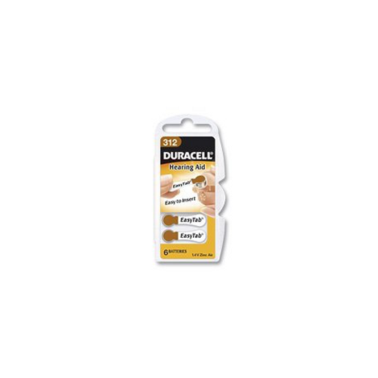 Duracell DA312 gehoorapp batterij 1,4V