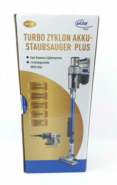 Elta Accu Turbo Steelstofzuiger 150W