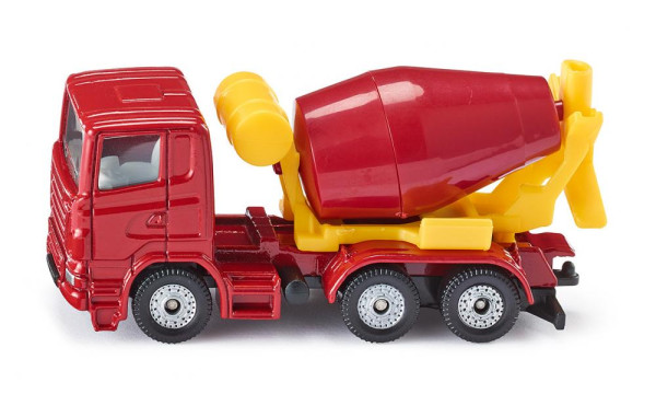 Siku 0813 Cement mixer 8,3cm rood/geel