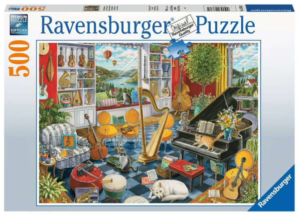 Ravensburger Puzzel De muziekkamer 500st