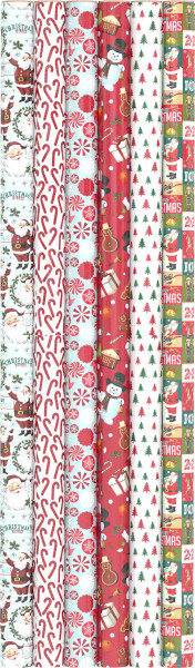 Kadopapier kerst rol 200x70cm