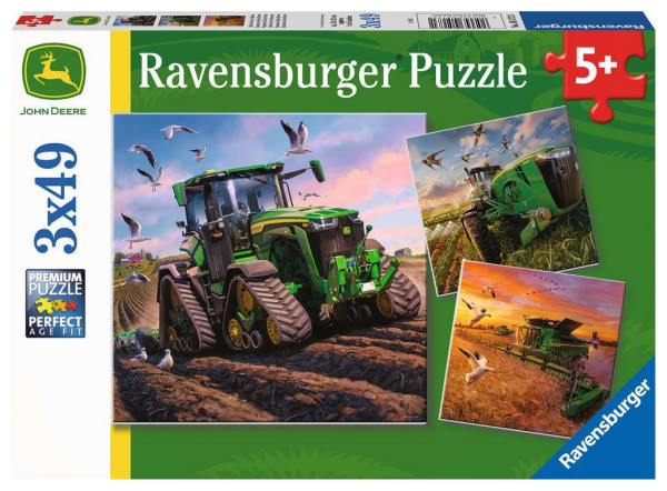 Ravensburger puzzel John Deere in actie