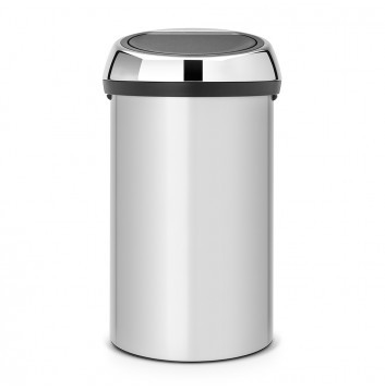 Brabantia Touchbin 60L metallic grey