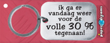 sleutelhanger 30%