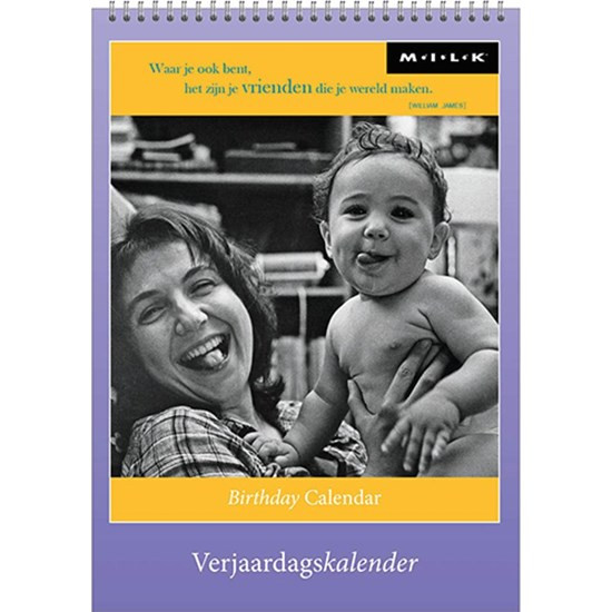 MILK verjaardagskalender A4