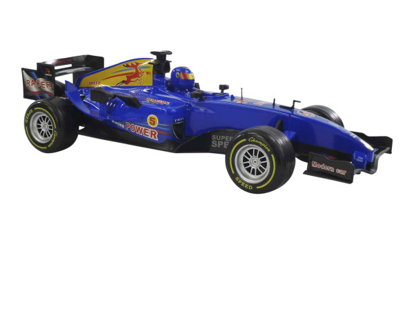 Formule 1 raceauto pullback blauw 48cm