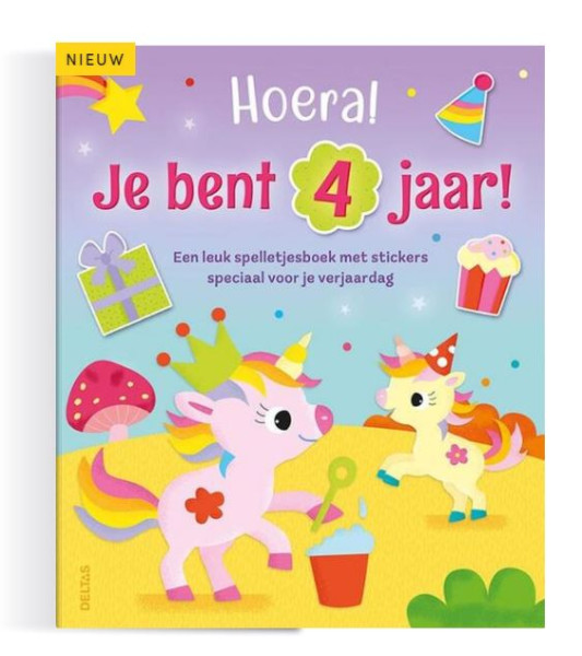 Deltas Hoera! Je bent 4 jaar! Eenhoorns