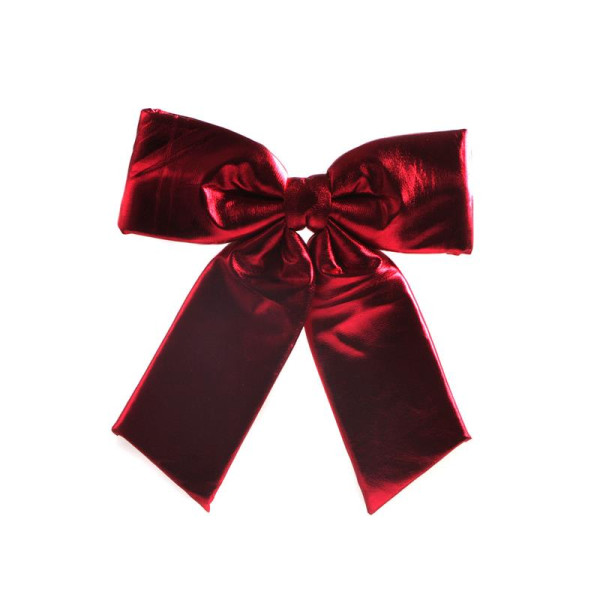 Hangdeco strik 28x28cm rood