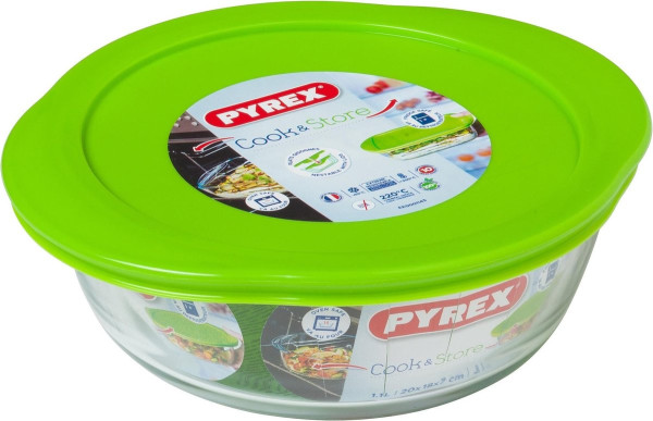 Pyrex bewaarschaal 2.3L 26x23x8cm