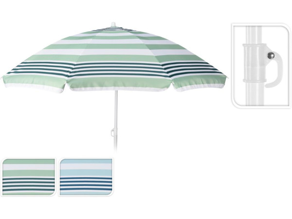 Strandparasol Ø180cm streep