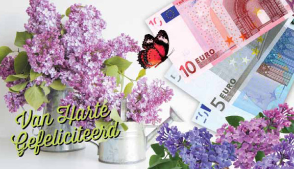 Cadeau-envelop geld/bloemen pak a 10