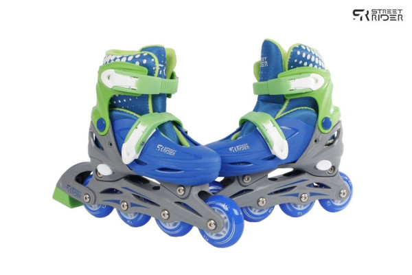 Inline skates blauw verstelbaar mt26-29