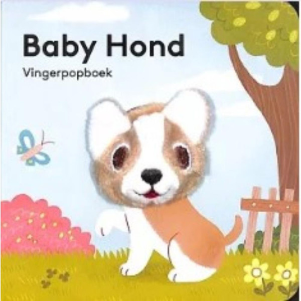 Vingerpopboekje - Baby hond