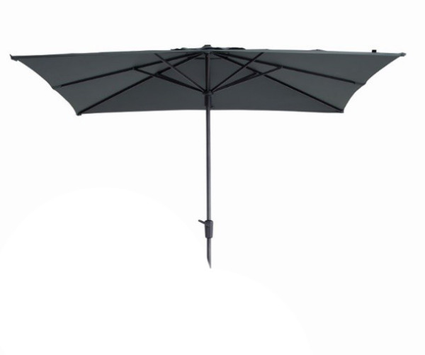 Parasol Syros 280x280cm opdraai GRIJS