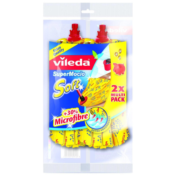 Vileda SuperMocio Soft mop pak a 2 stuks