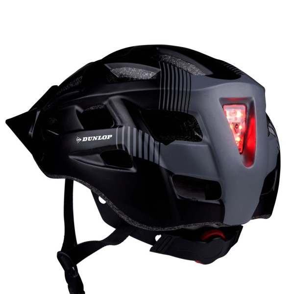 Dunlop Fietshelm M met vizier en LED