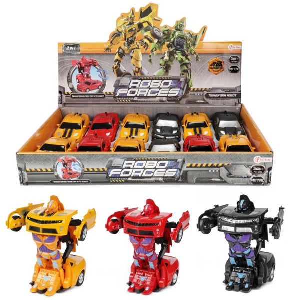 Toi Toys Veranderrobot superauto 6x13cm