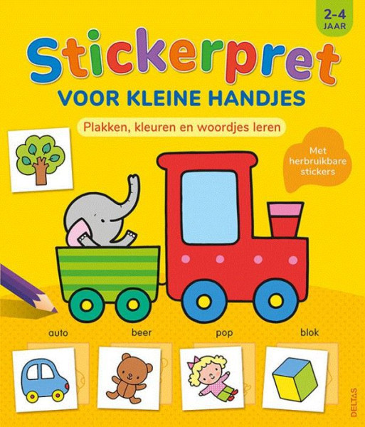 Deltas Stickerpret voor kleine handjes