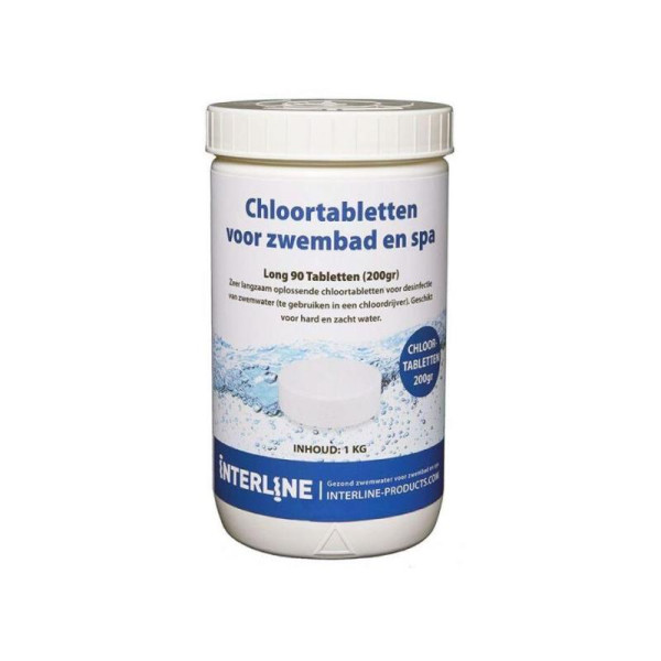 Interline chloortablet 200gr Long-90 1Kg