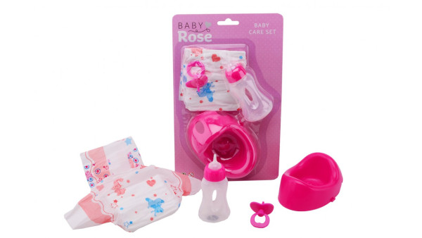 John Toy Baby Rose 4-delige verzorgset