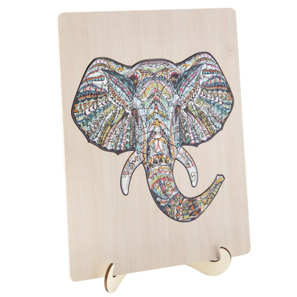 Grafix Houten puzzel Olifant 137pcs