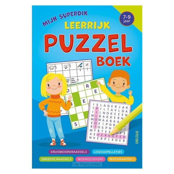 Mijn superdik leerrijk puzzelboek (7-9j)