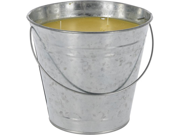 Citronella kaars in metalen emmer XL