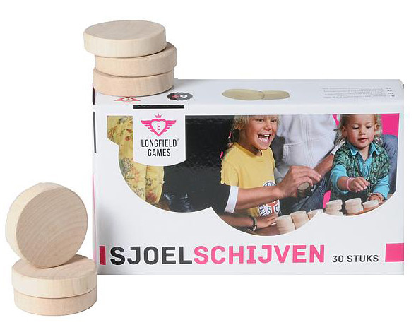 Sjoelschijven groot 30 stuks in doos