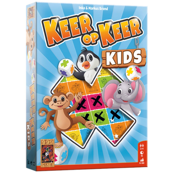 999 Games Keer op Keer kids dobbelspel