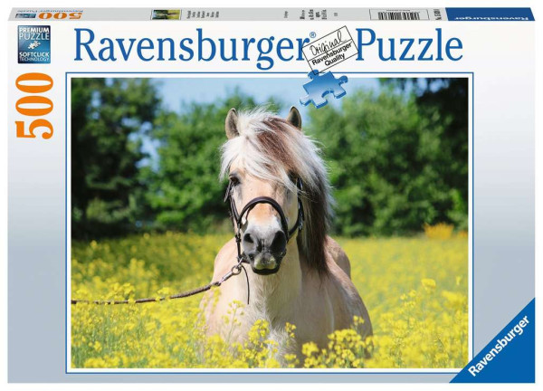 Ravensburger puzzel wit paard 500pcs