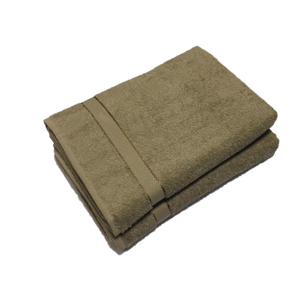 Gastendoek 30x50cm taupe 6st